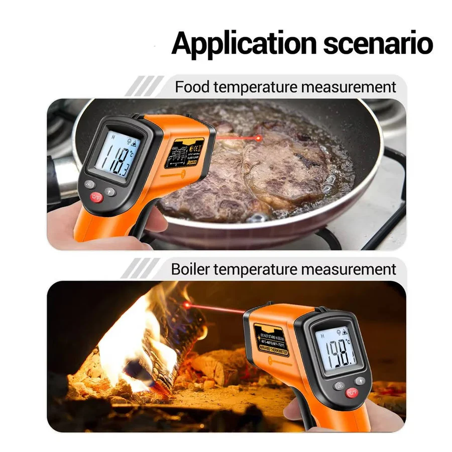The Laser-Point Pro: Infrared Thermometer with Precision Target Logic