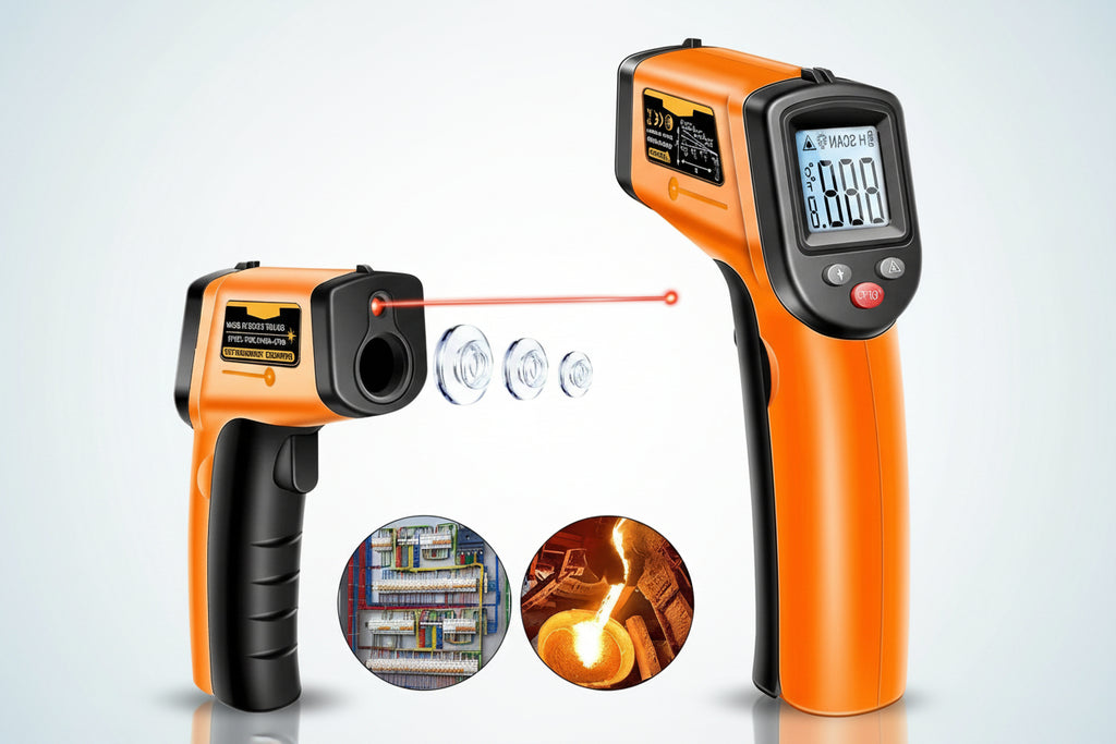 The Laser-Point Pro: Infrared Thermometer with Precision Target Logic