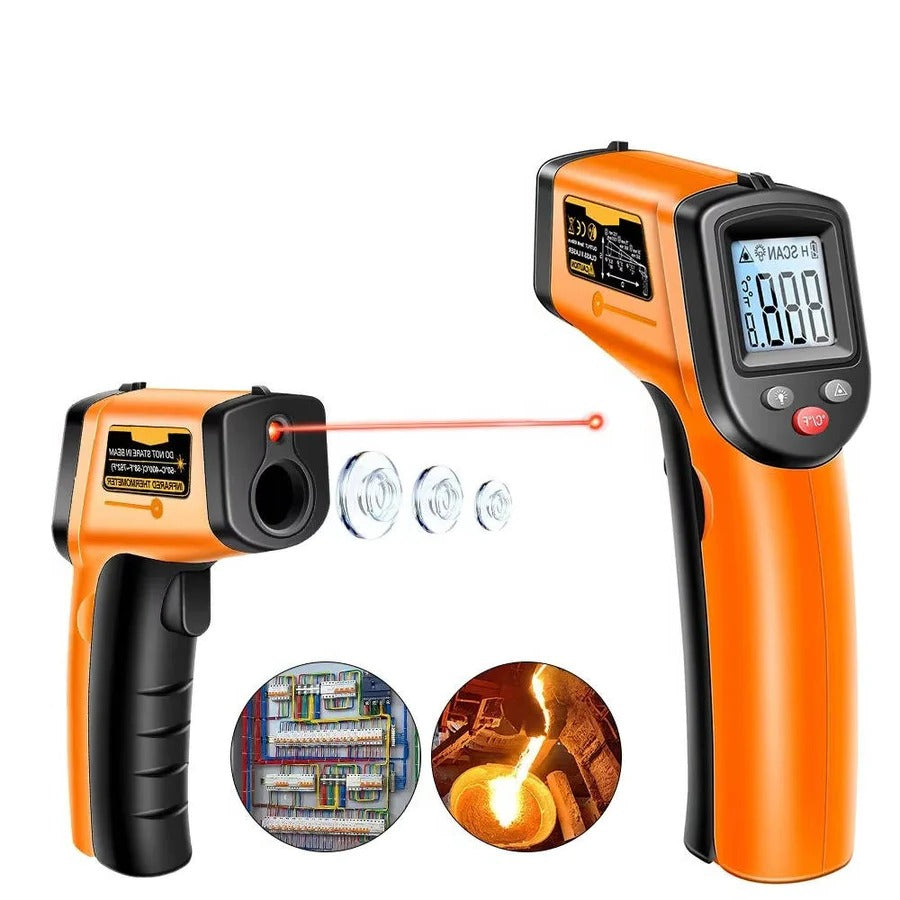 The Laser-Point Pro: Infrared Thermometer with Precision Target Logic