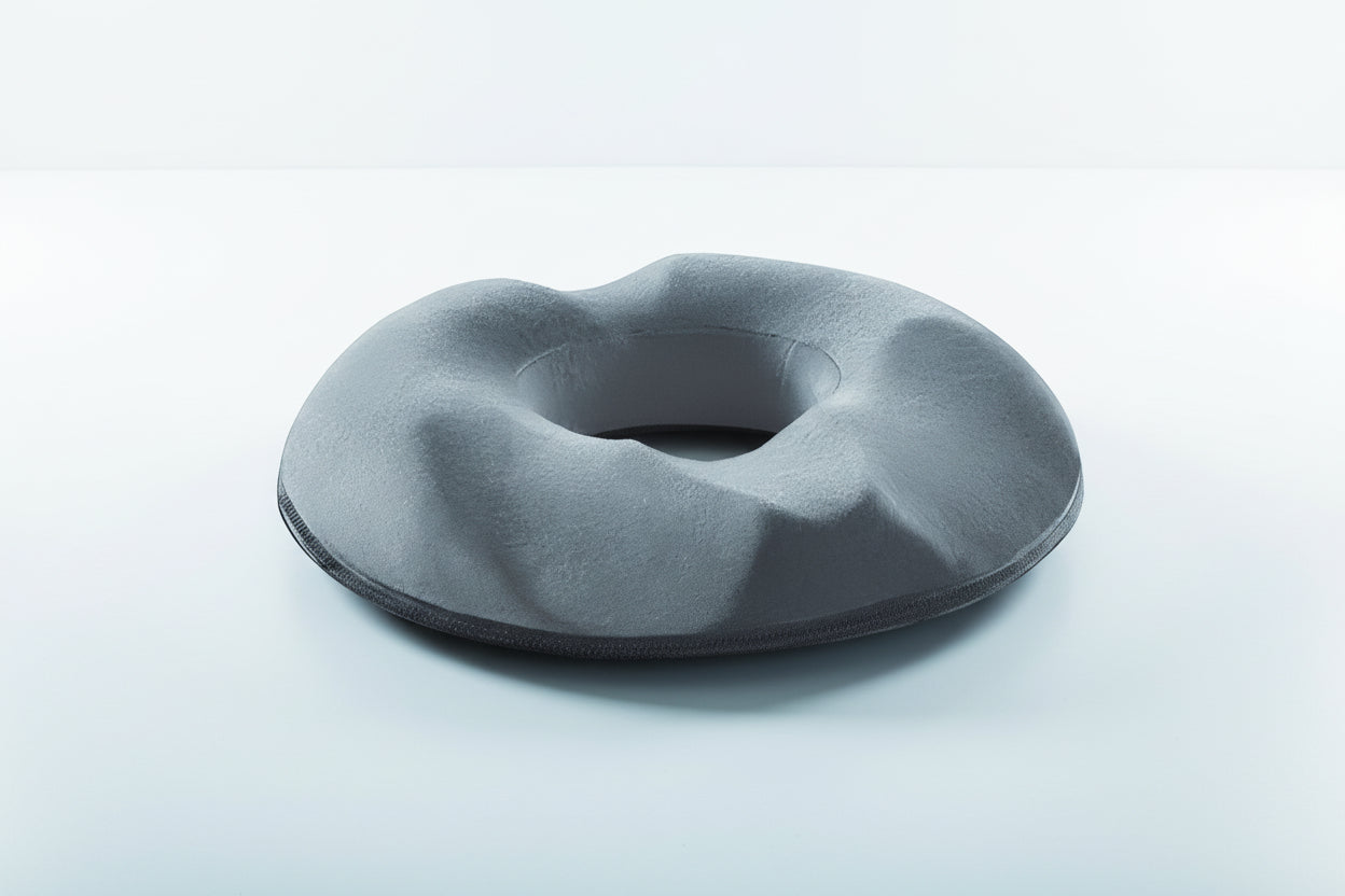 The Zero-Pressure Pad: Ergonomic Seat Cushion with Central Relief Zone