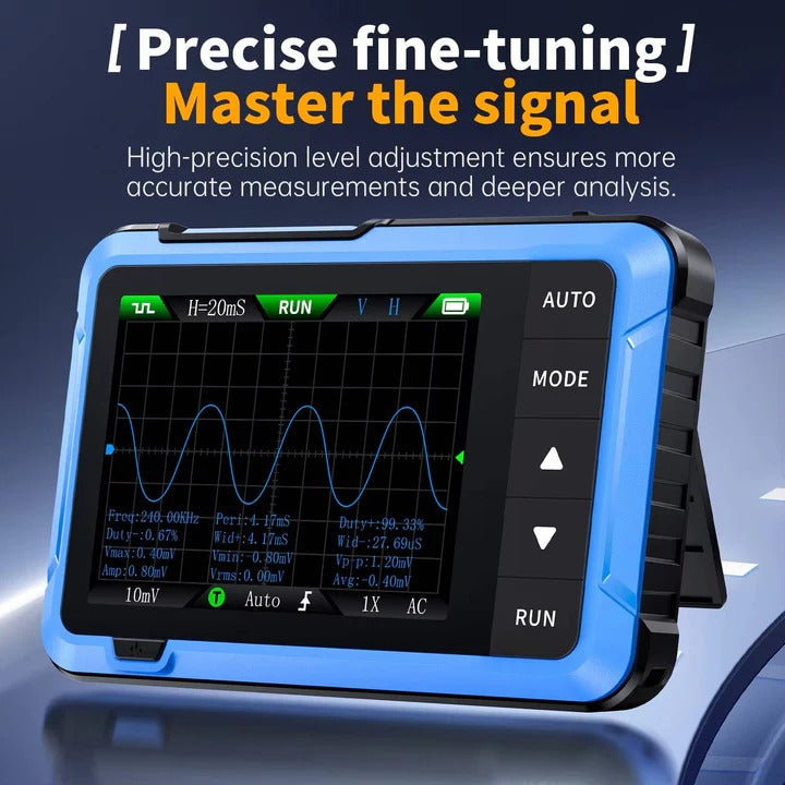 Signal-Sync Elite: High-Fidelity Handheld Oscilloscope for Basic Circuit Analysis