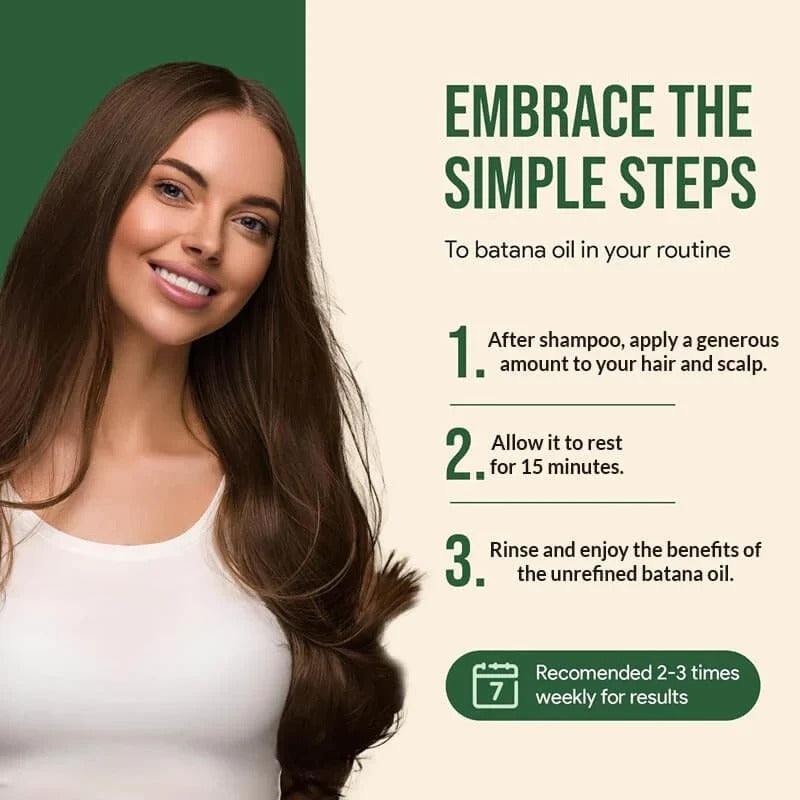 Roots-Revival Elite: Pure Batana Oil for Scalp Health & Hair Density