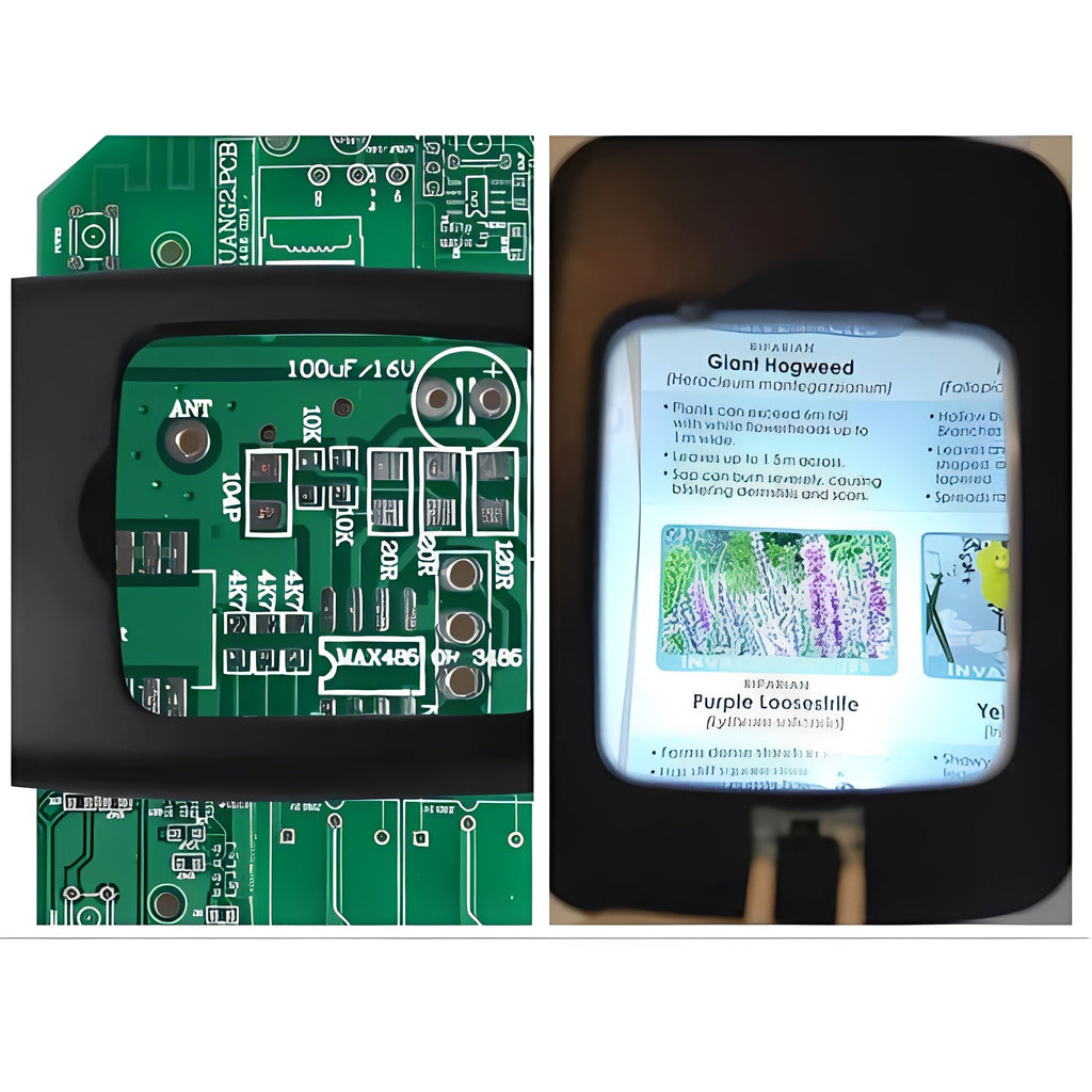 Edge-Vue Elite: Frameless-Logic Floor Magnifier with Integrated LED Halo