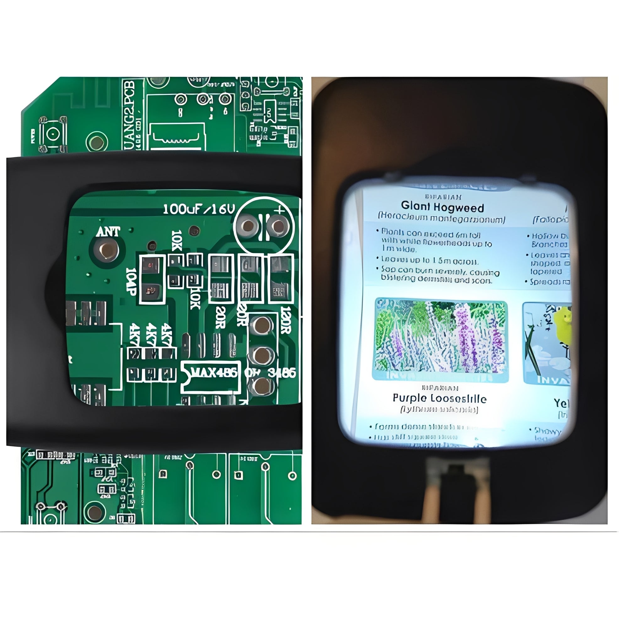 Edge-Vue Elite: Frameless-Logic Floor Magnifier with Integrated LED Halo