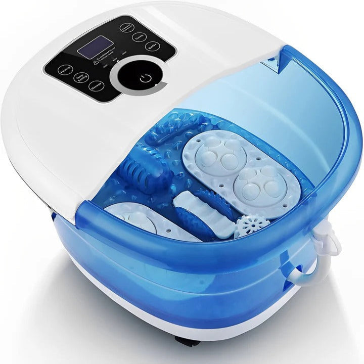 Therma-Flow Elite: Heated Foot Massager with Deep-Tissue Oxygen Bubbles