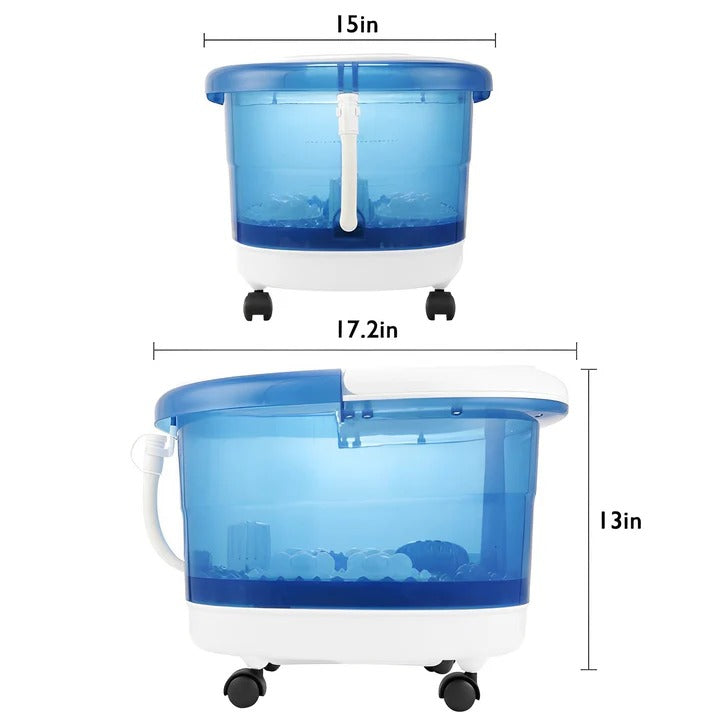 Therma-Flow Elite: Heated Foot Massager with Deep-Tissue Oxygen Bubbles