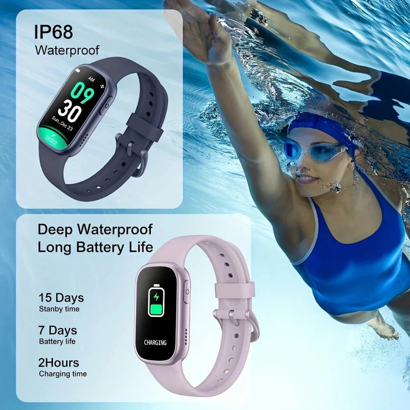The Hydra-Gear Pro: IP68 Waterproof Fitness Smartwatch for Extreme Workouts