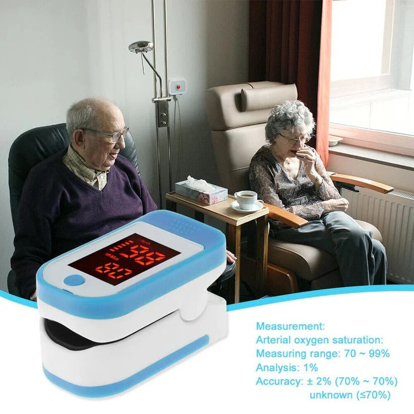 The Pulse-Check Pro: High-Precision Fingertip Oximeter with LED Logic